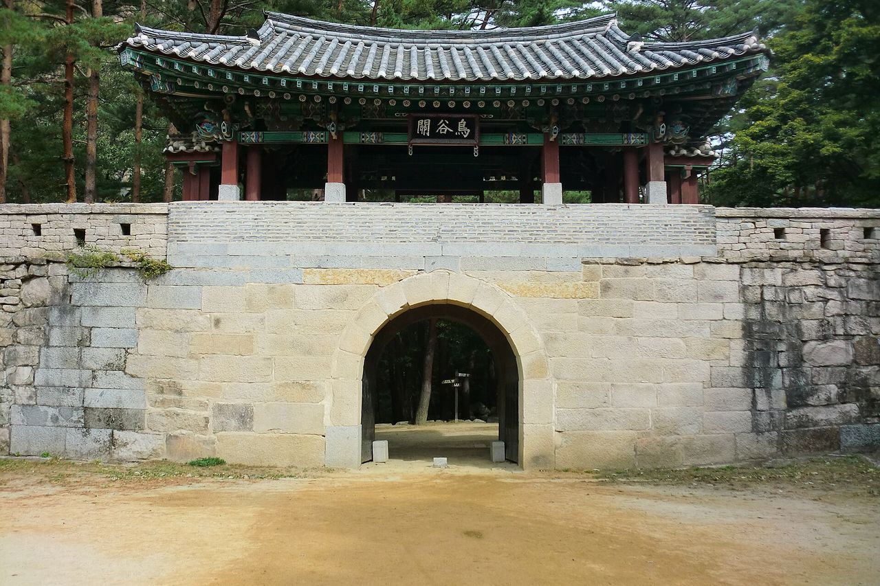 제2관문 조곡관(鳥谷關). 임진왜란 직후 1594년에 세워진 관문이다.