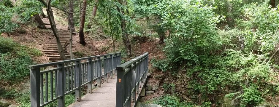 서울둘레길 3코스 불암산 구간 나무다리 숲길