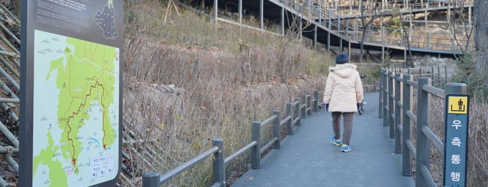 북한산둘레길 데크 산책로